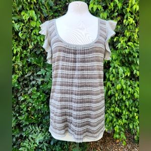 Free People 100% Wool Striped Top